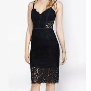 Black Lace Dress from Express